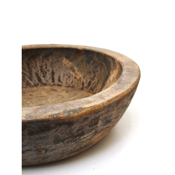 Misa z drewna egzotycznego Brąz 44cm głęboka